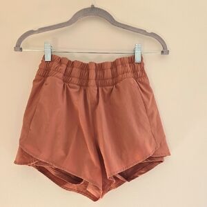 Avia Women's High Waist Dusty Pink/Tan Shorts